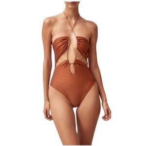 Alohas Kara Halter One Piece Swimsuit